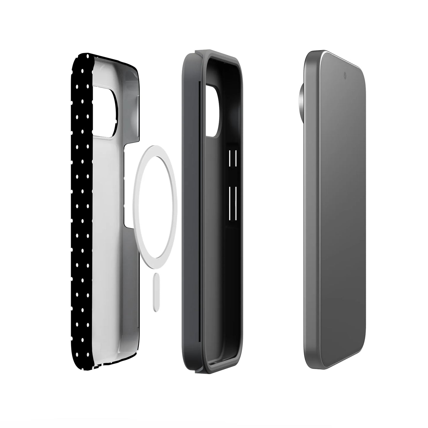 On the Dot | White Polka Dot Case