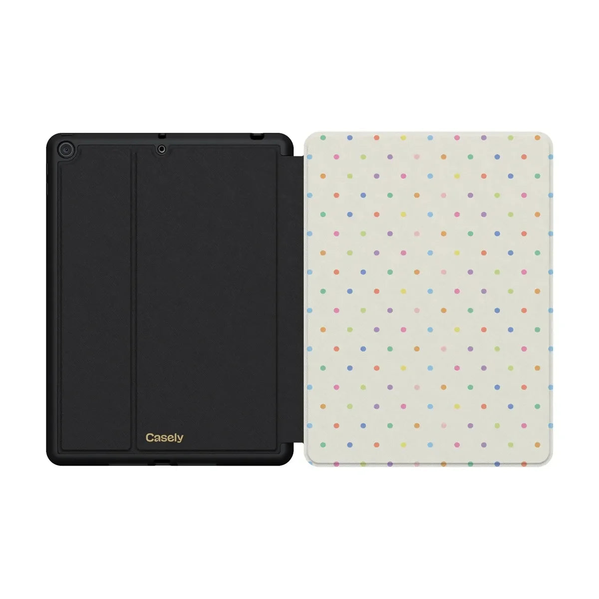 On the Dot | Rainbow Polka Dot iPad Case