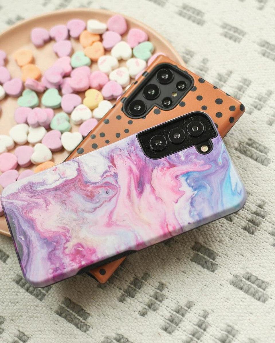 Tie Dying Over You | Purple Marble Samsung Case Samsung Case get.casely