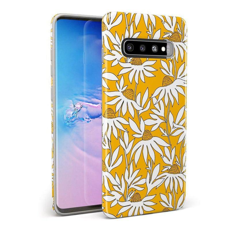 Wild About You | Yellow Floral Samsung Case Samsung Case get.casely