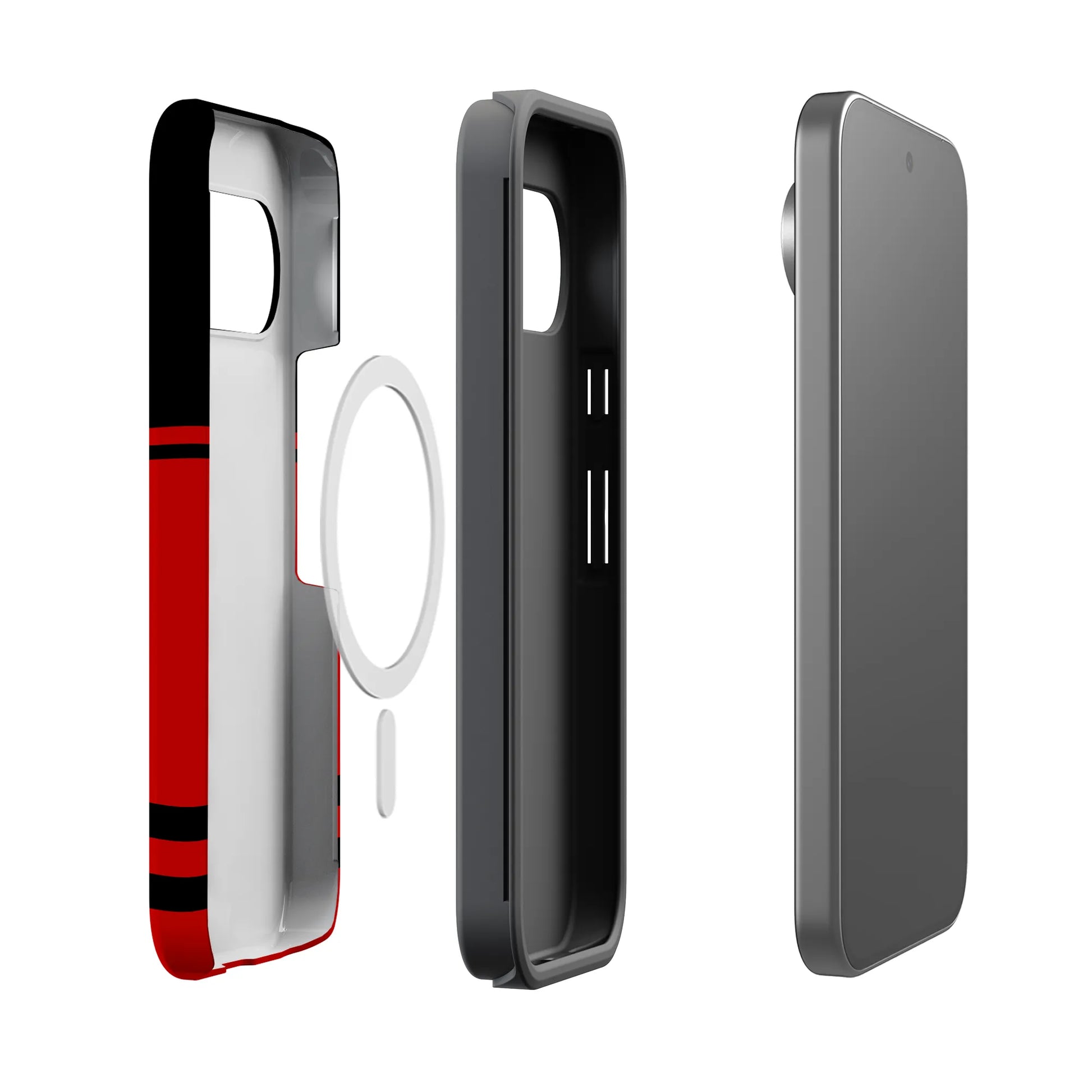 Storm Warning | Black & Red Stripes Case