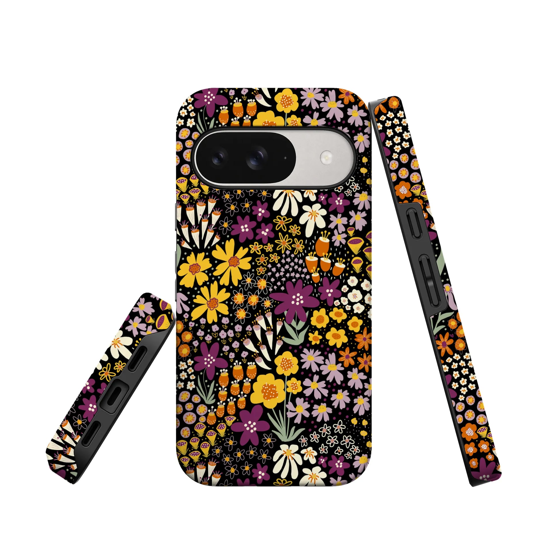 Falling for You | Plum Floral Google Pixel Case