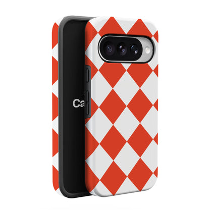 Red Checkerboard | High Contrast Design Case