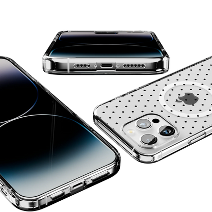 On the Dot | Black Polka Dot Case