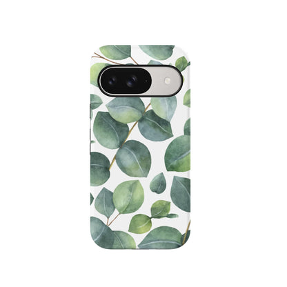 Leaf Me Alone | Green Floral Print Google Pixel Case