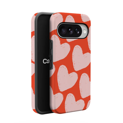 Love You More | Heart Doodle Case