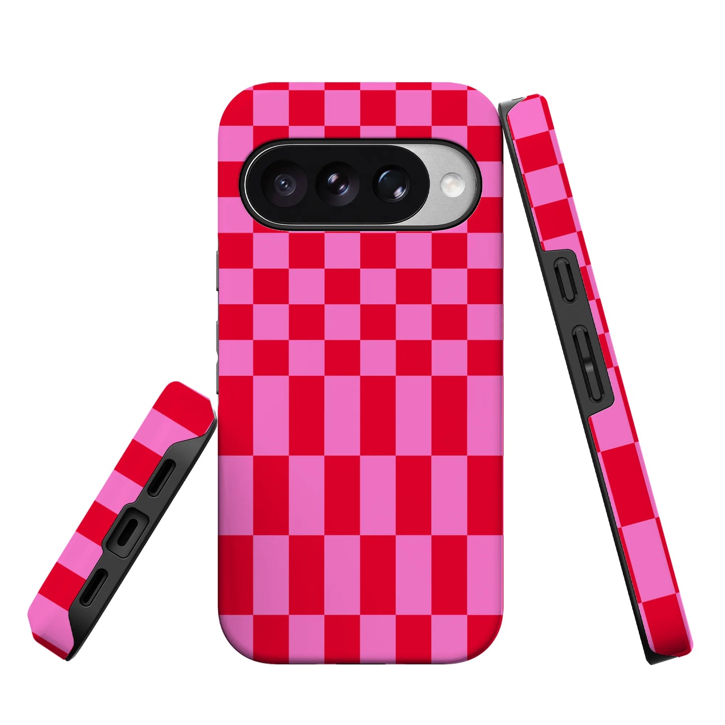 Vibe Check | Pink Checkerboard Case