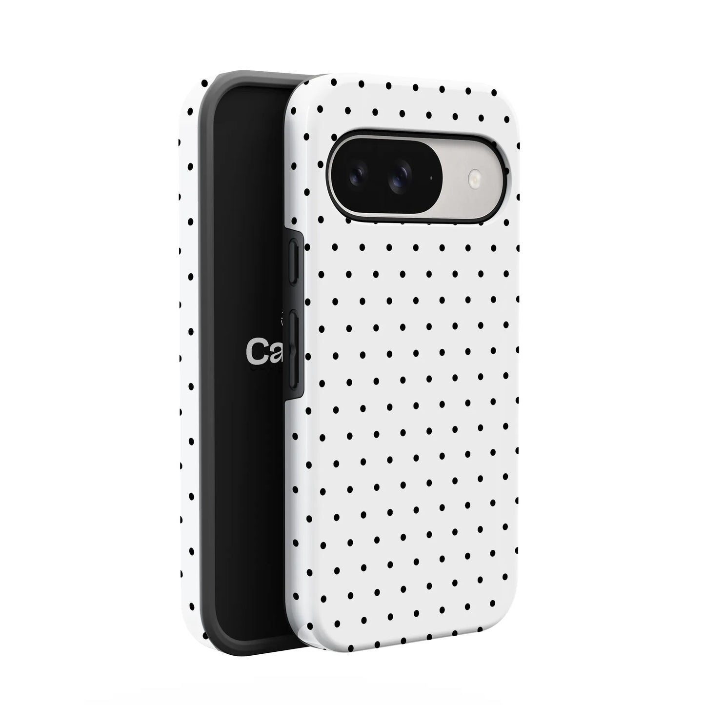 On the Dot | Black Polka Dot Case