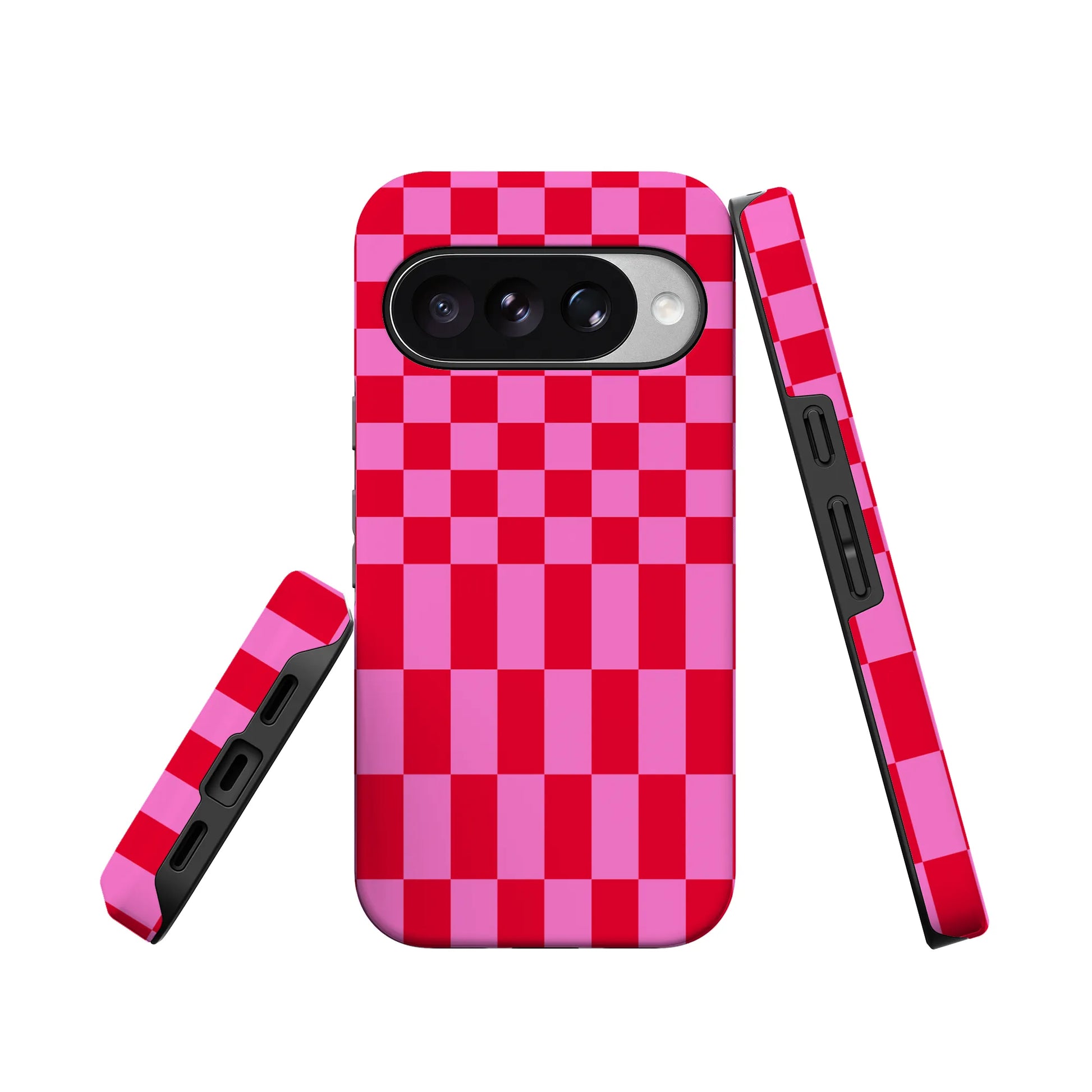 Vibe Check | Pink Checkerboard Case