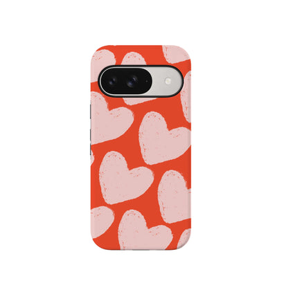 Love You More | Heart Doodle Case