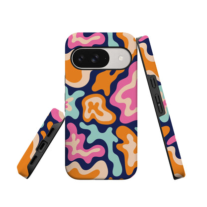 Midnight Color Splash | Abstract Retro Google Pixel Case