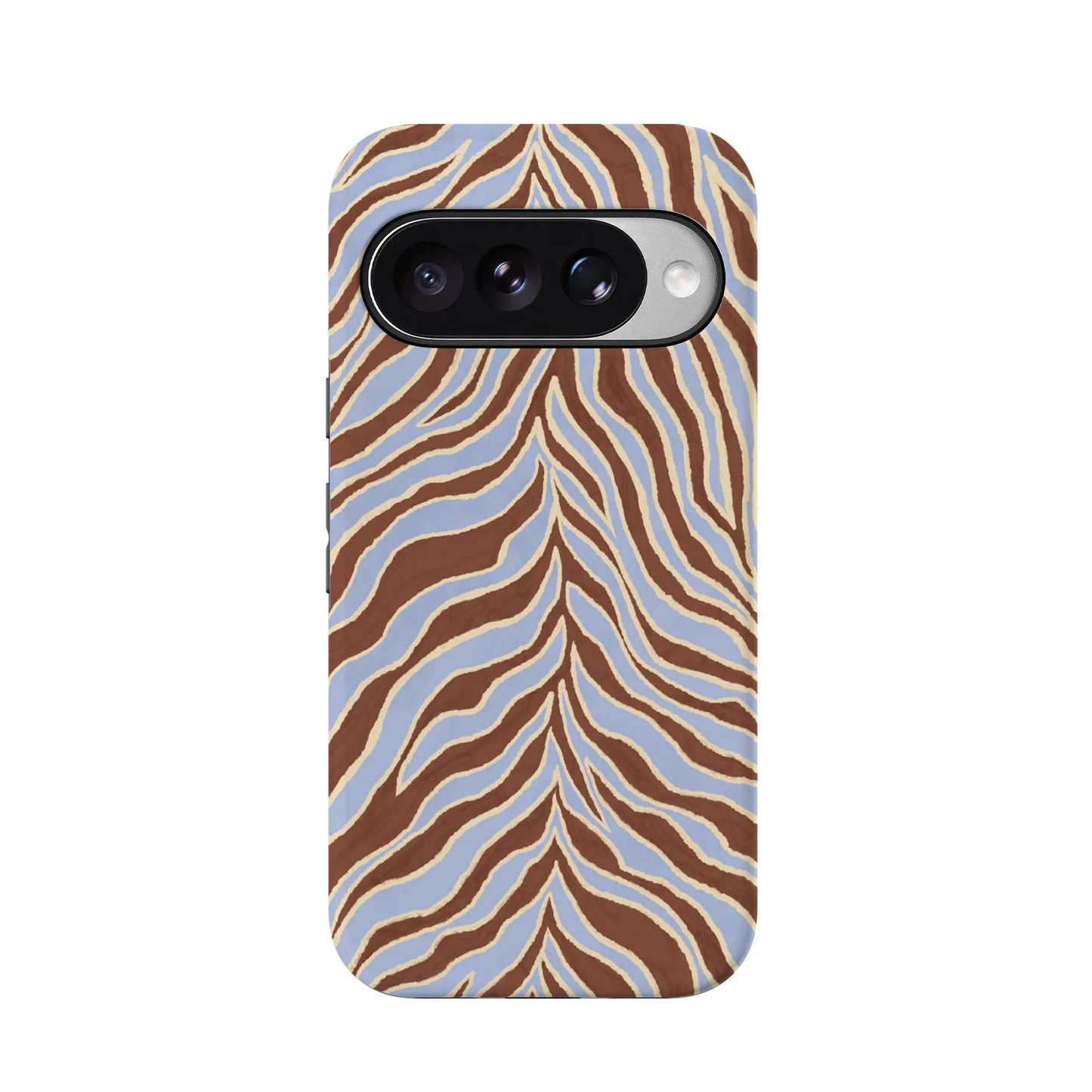 Untamed | Brown & Blue Zebra Case