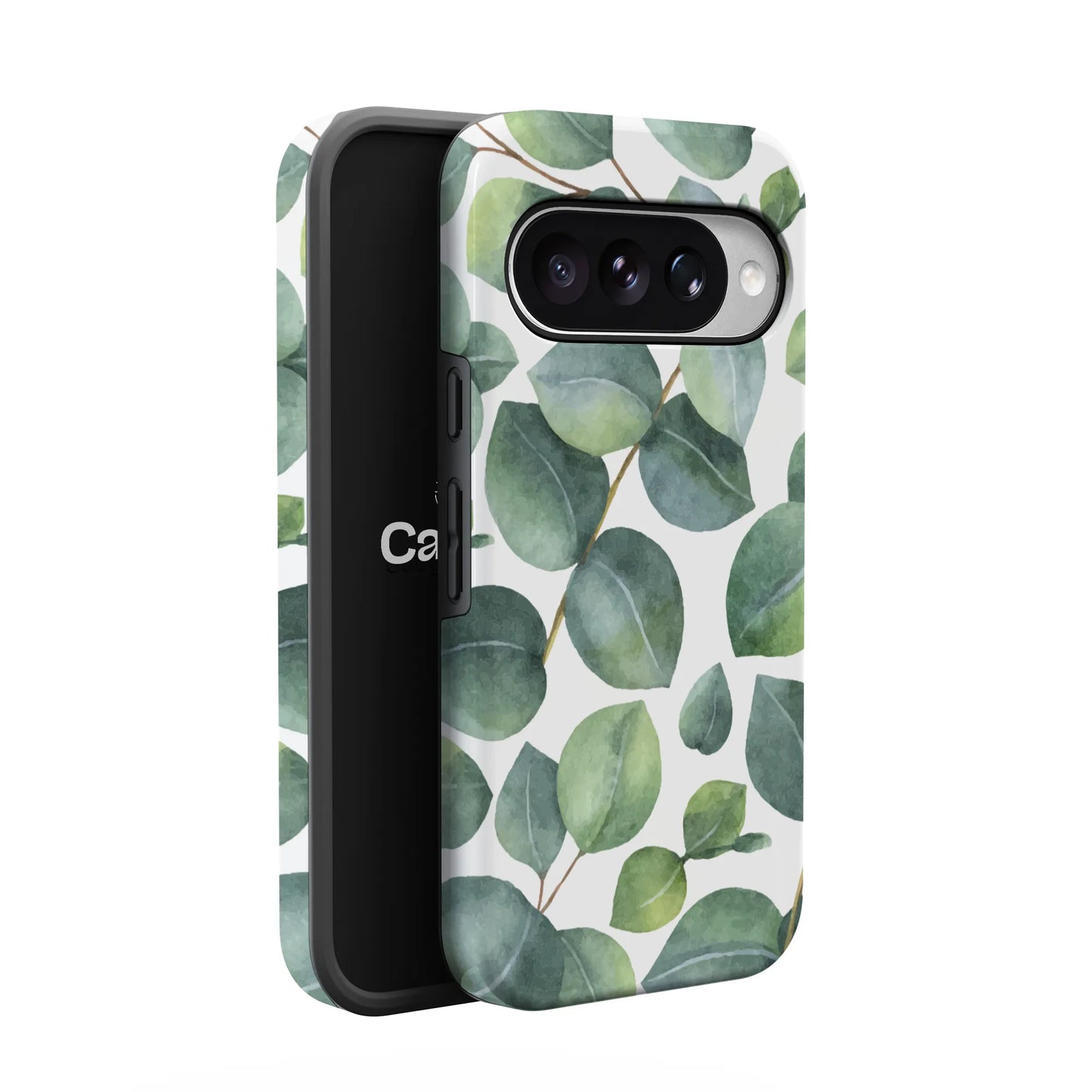 Leaf Me Alone | Green Floral Print Google Pixel Case