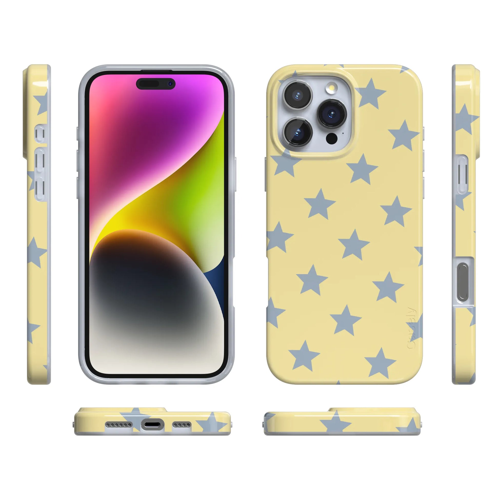 Shine Bright | Butter Yellow Stars Case