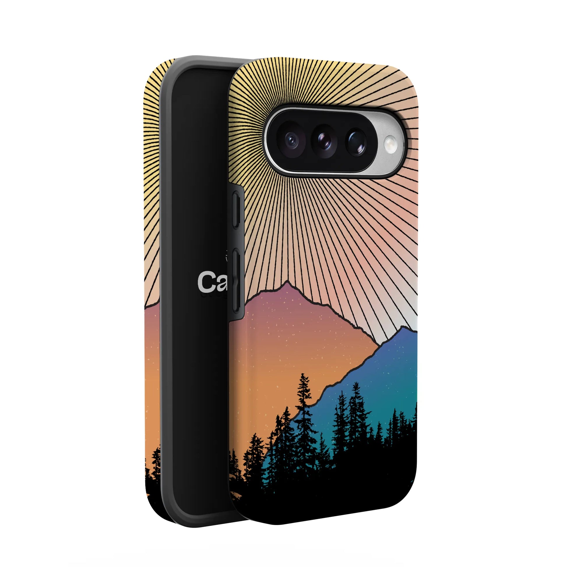 Golden Hour | Mountain Sunset Google Pixel Case