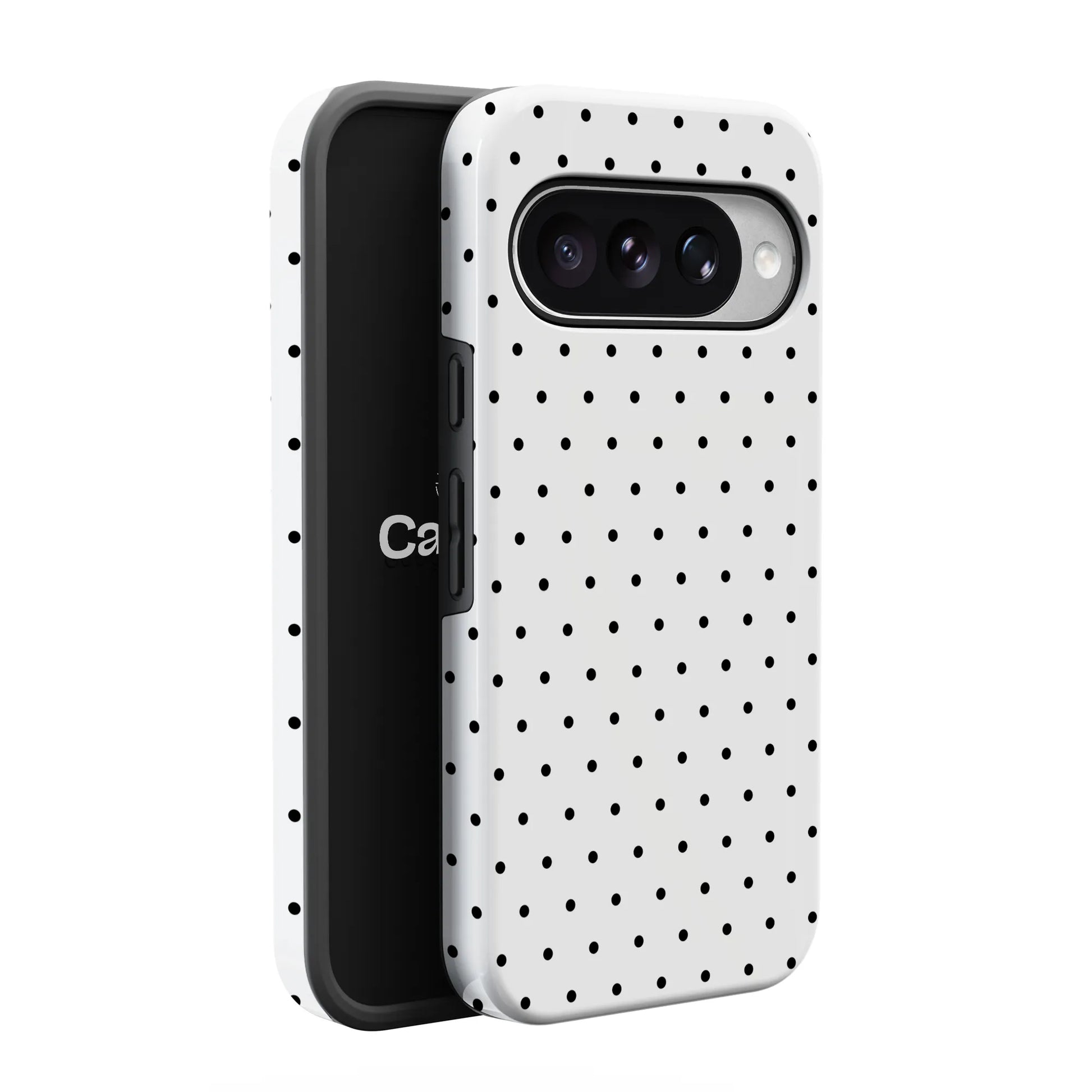On the Dot | Black Polka Dot Case