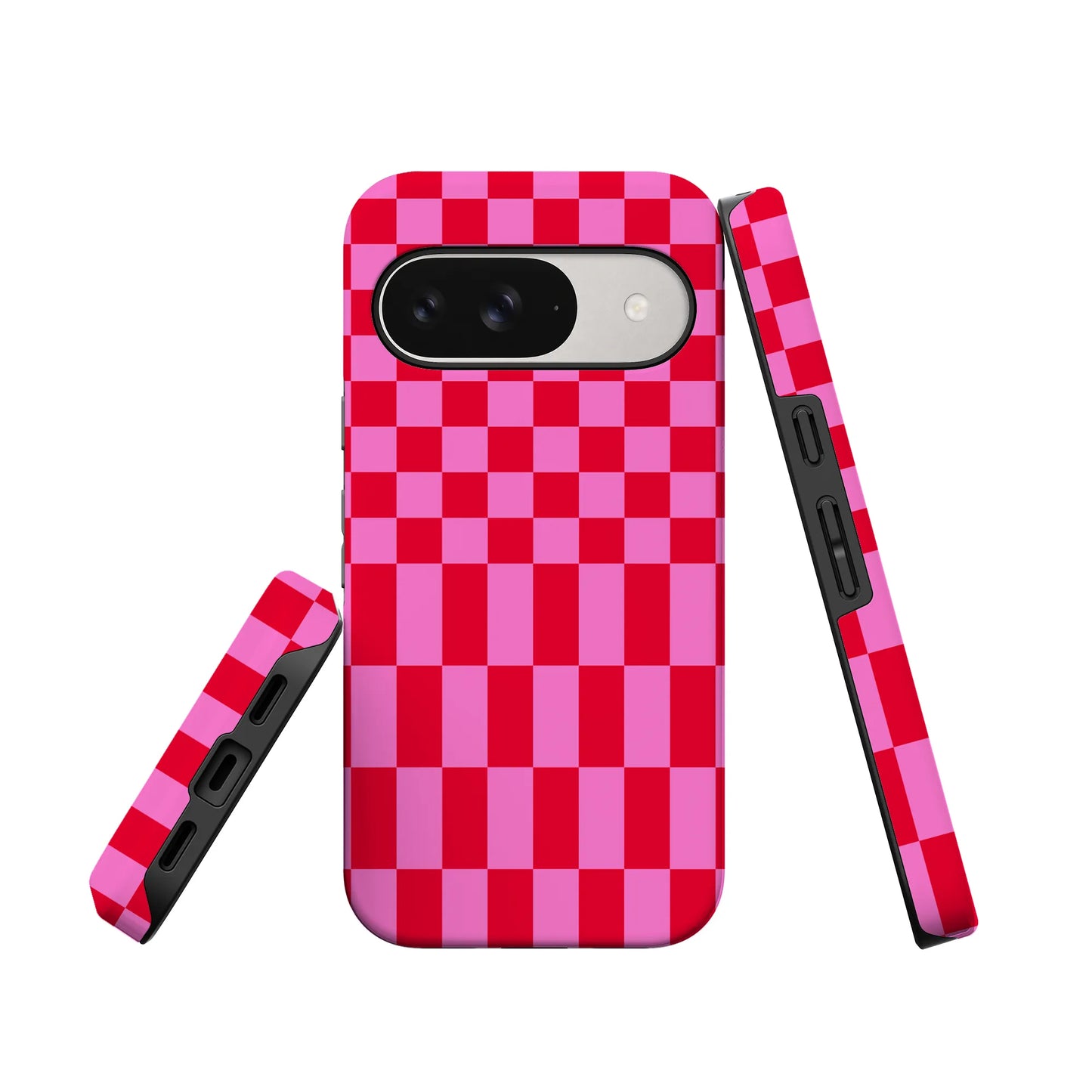 Vibe Check | Pink Checkerboard Case