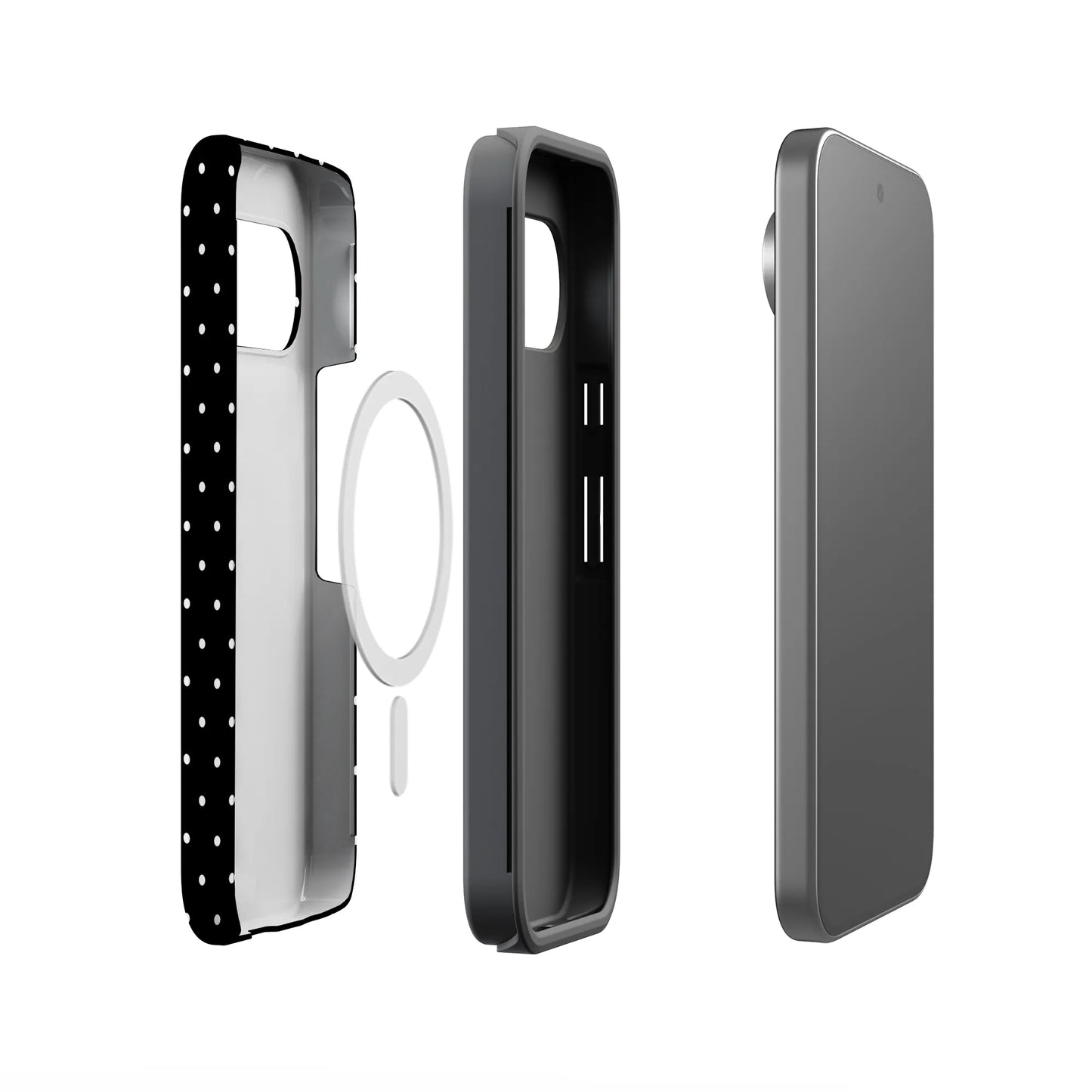 On the Dot | White Polka Dot Case