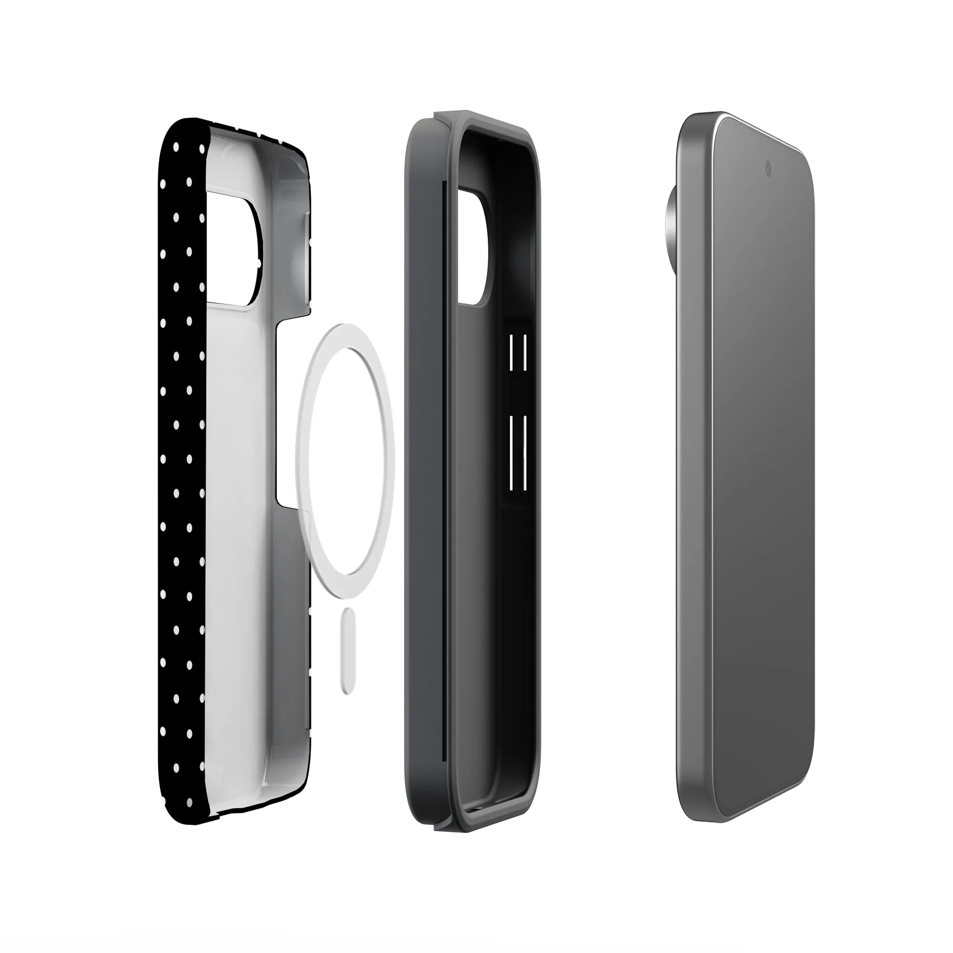 On the Dot | White Polka Dot Case