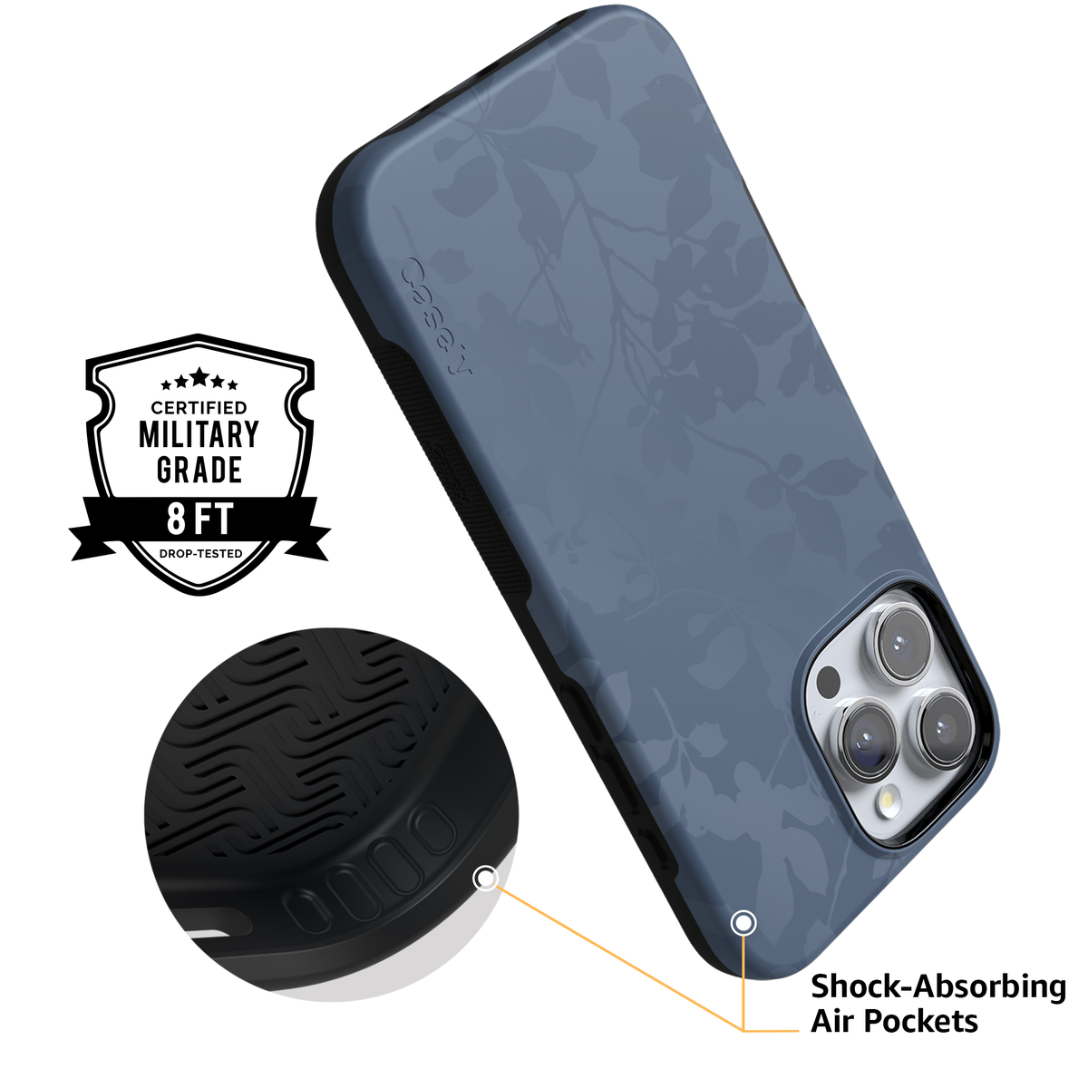Twilight Flora | Moody Monochrome Case
