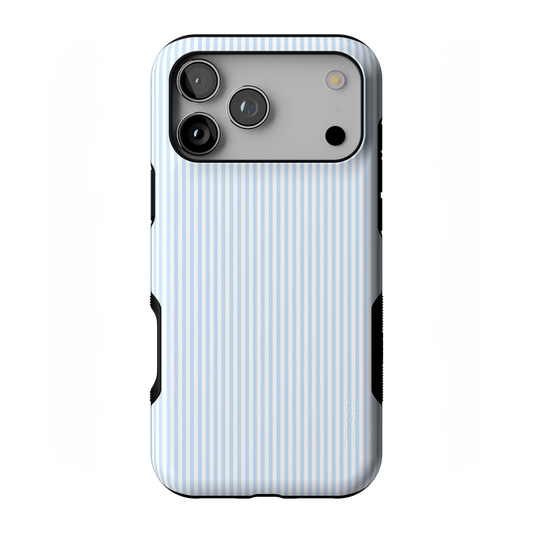 Stripes and the City | Light Blue Pinstripe Case