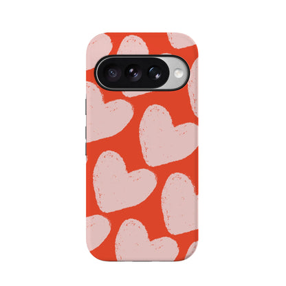 Love You More | Heart Doodle Case