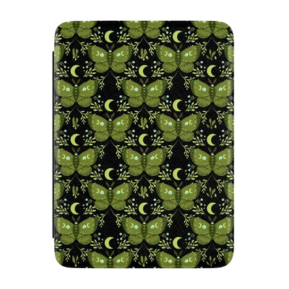 Mystic Moths | Green Twilight Kindle Case | Casely