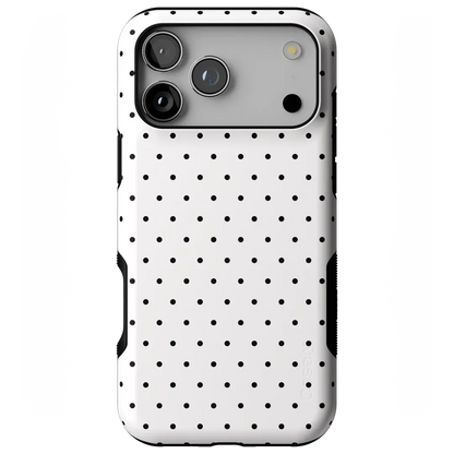 On the Dot | Black Polka Dot Case