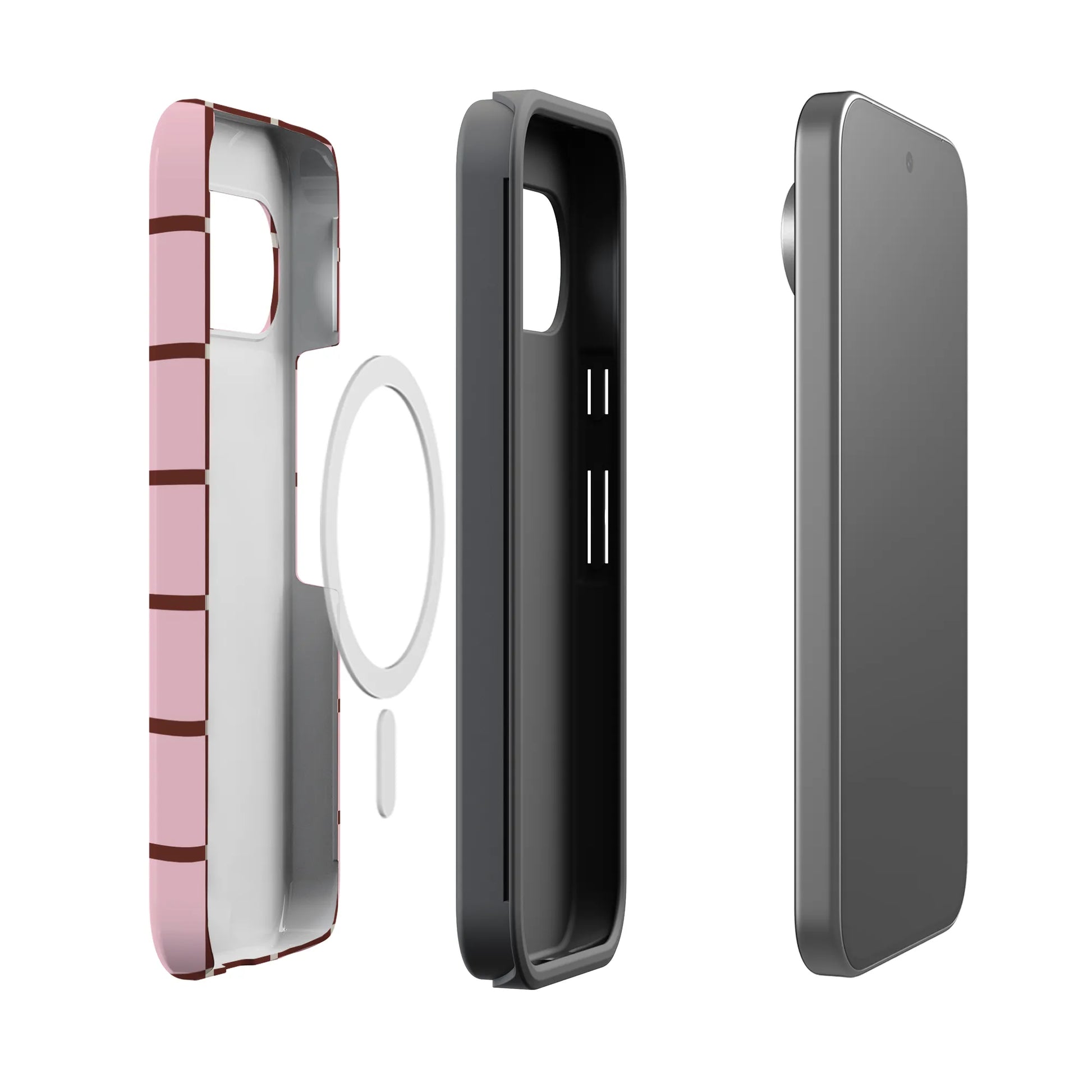 Uptown Gridlock | Pink Checkerboard Case