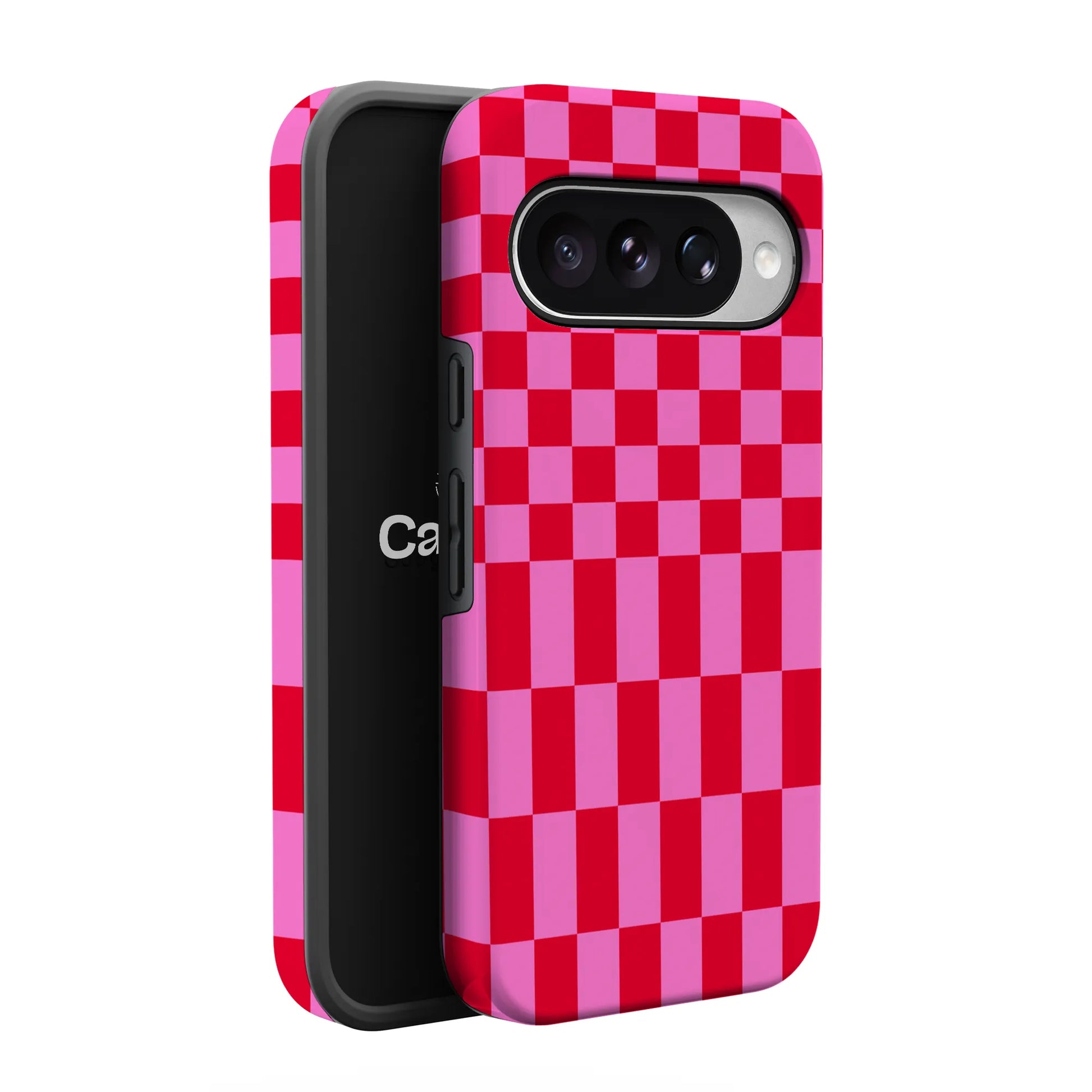 Vibe Check | Pink Checkerboard Case