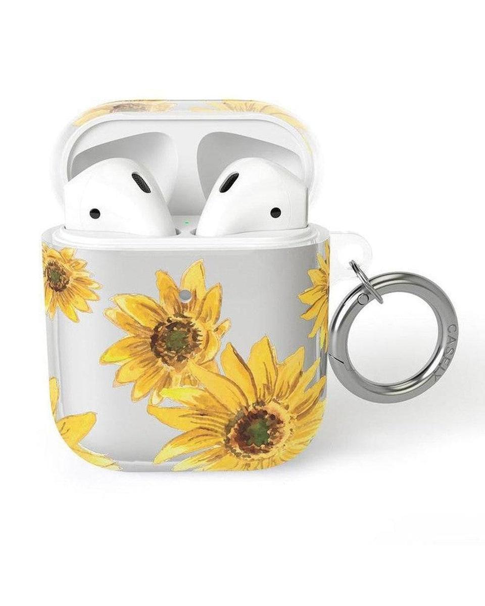 AirPods Case SHOPSTORM_HIDDEN_PRODUCT Casely Club Bright Yellow Sunflowers AirPods Case