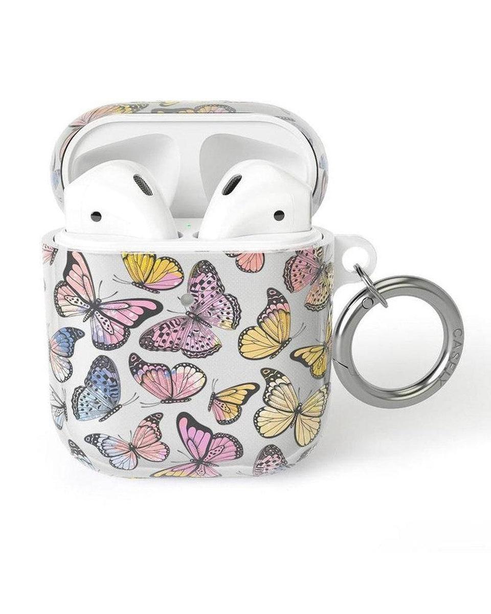 AirPods Case SHOPSTORM_HIDDEN_PRODUCT Casely Club Free Spirit | Rainbow Butterfly AirPods Case