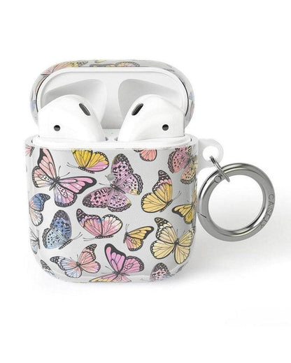 AirPods Case SHOPSTORM_HIDDEN_PRODUCT Casely Club Free Spirit | Rainbow Butterfly AirPods Case