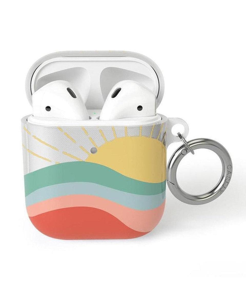AirPods Case SHOPSTORM_HIDDEN_PRODUCT Casely Club Here Comes the Sun | Colorblock Sunset AirPods Case