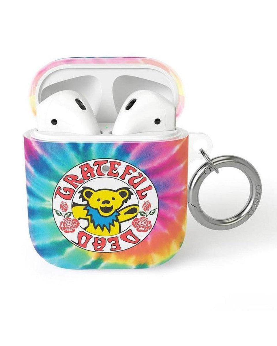 AirPods Case SHOPSTORM_HIDDEN_PRODUCT Casely Club On Tour | Grateful Dead Tie Dye Sticker AirPods Case