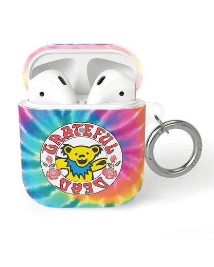 AirPods Case SHOPSTORM_HIDDEN_PRODUCT Casely Club On Tour | Grateful Dead Tie Dye Sticker AirPods Case