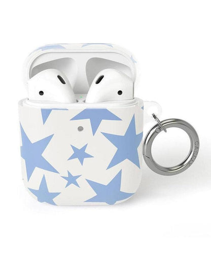 AirPods Case SHOPSTORM_HIDDEN_PRODUCT Casely Club Stars Align | Blue & White Stars AirPods Case