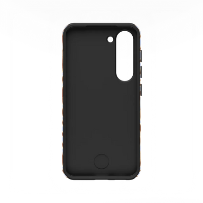 Untamed | Brown & Blue Zebra Case