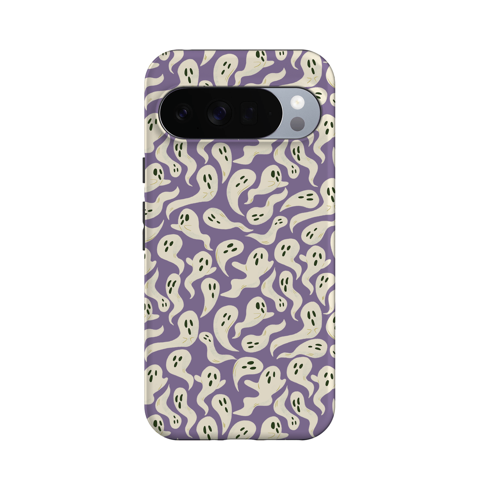 All Boo'd Up | Purple Ghost Case Phone Case get.casely Essential + MagSafe® Google Pixel 10 Pro XL