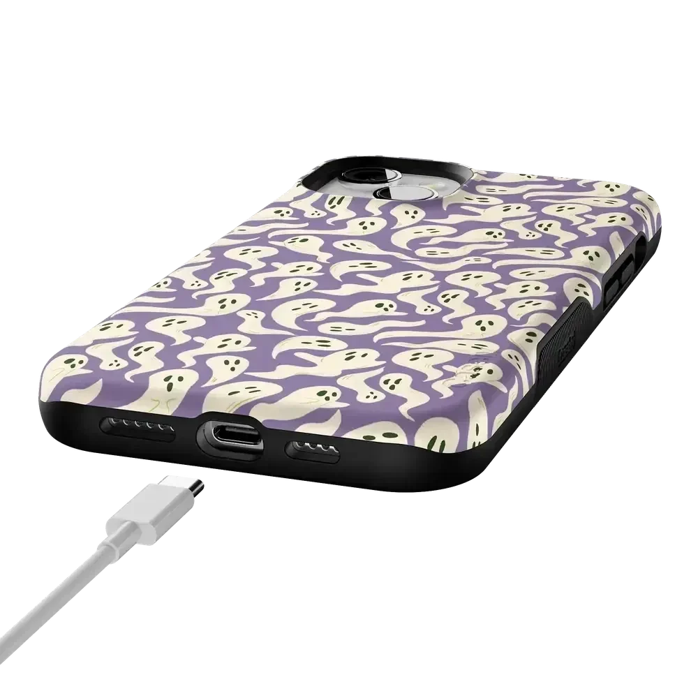 All Boo'd Up | Purple Ghost Case Phone Case get.casely