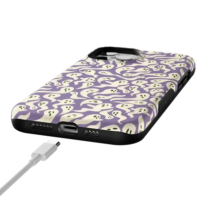 All Boo'd Up | Purple Ghost Case Phone Case get.casely