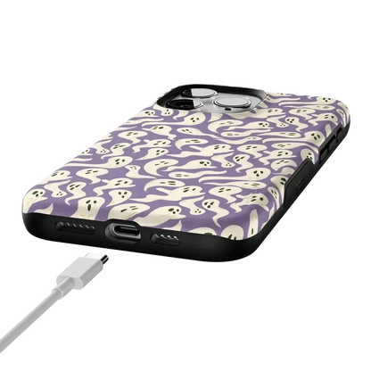 All Boo'd Up | Purple Ghost Case Phone Case get.casely