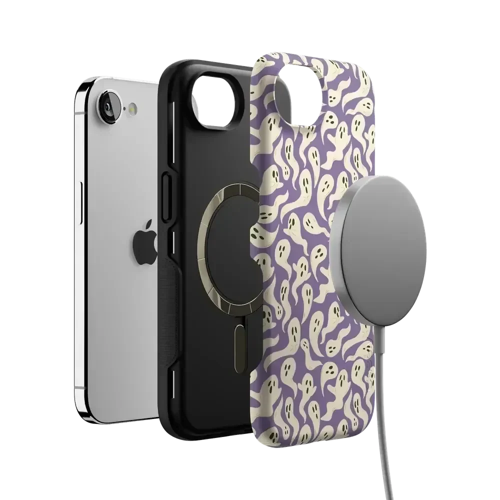 All Boo'd Up | Purple Ghost Case Phone Case get.casely