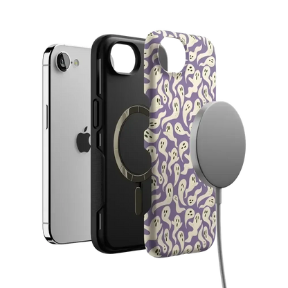All Boo'd Up | Purple Ghost Case Phone Case get.casely