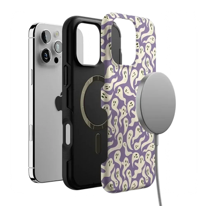 All Boo'd Up | Purple Ghost Case Phone Case get.casely