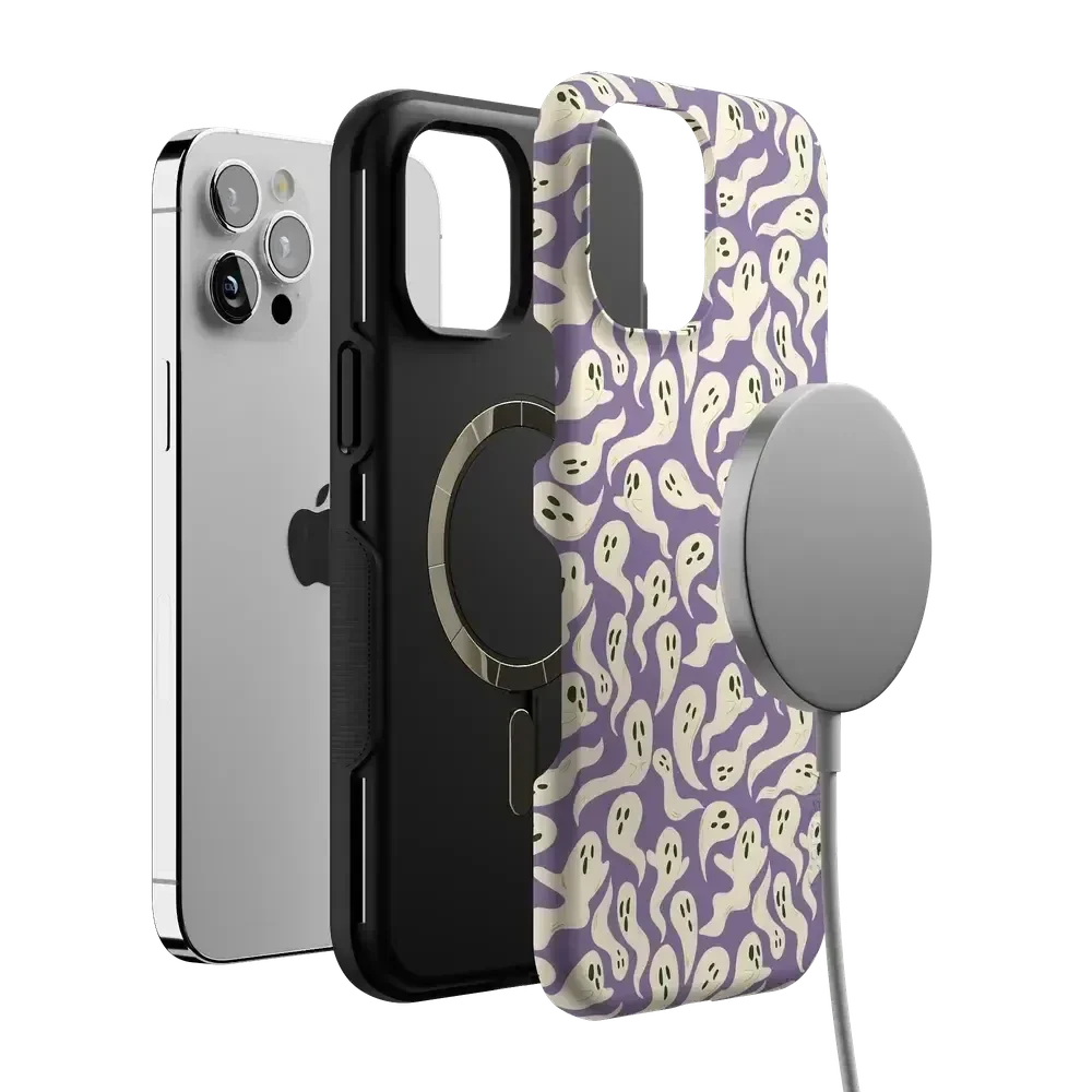 All Boo'd Up | Purple Ghost Case Phone Case get.casely