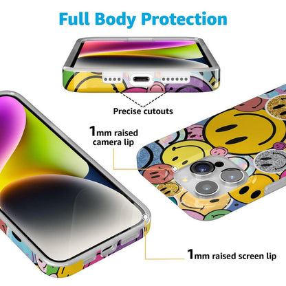 All Smiles | Smiley Face Sticker Case iPhone Case get.casely