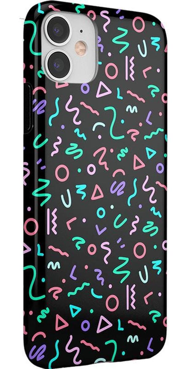 Always Vibing | Glow In The Dark Retro Case iPhone Case get.casely