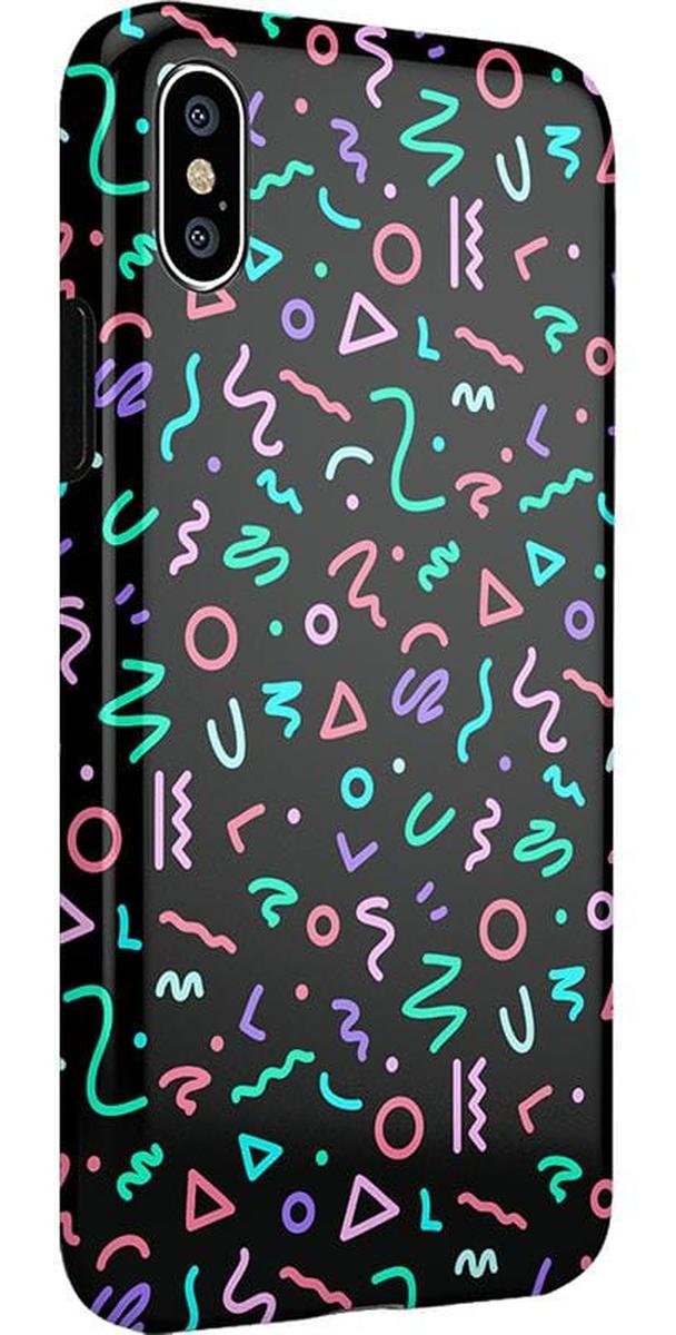 Always Vibing | Glow In The Dark Retro Case iPhone Case get.casely
