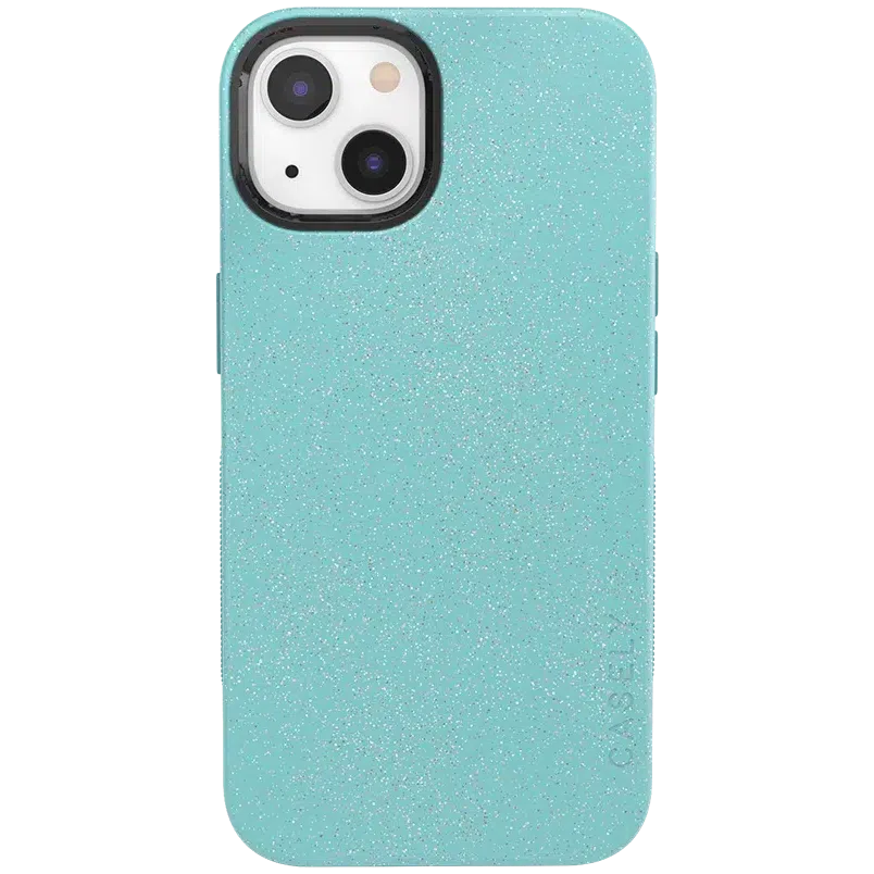 Aquamarine | Ocean Blue Shimmer Case iPhone Case get.casely Bold + MagSafe® iPhone 13